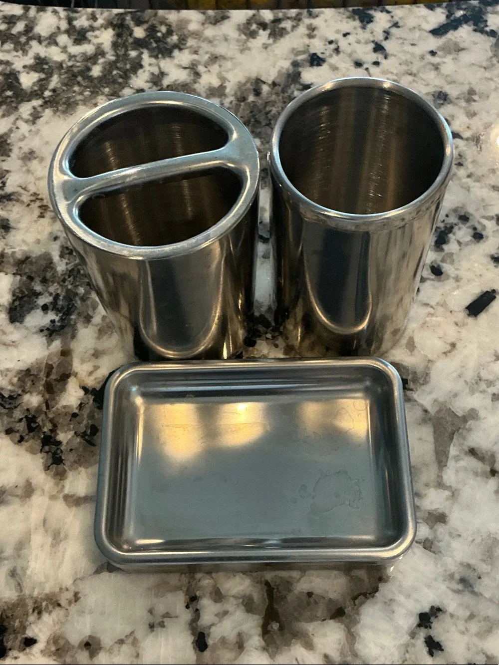 Threshold Stainless Steel Bath Accessory Set in Silver